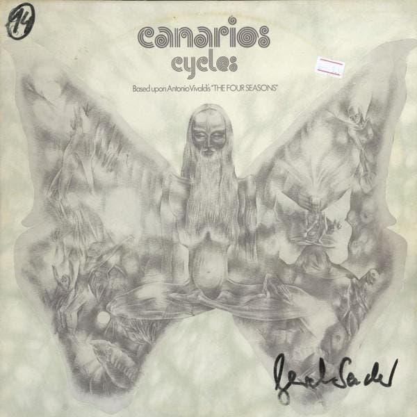 LP gebruikt - Canarios - Cycles, Cd's en Dvd's, Vinyl | Rock, Zo goed als nieuw, Verzenden