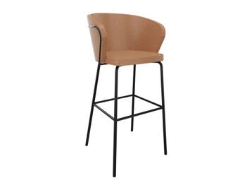 Rondo barkruk met 4-pootsframe HRO1432, Nieuw in verpakking
