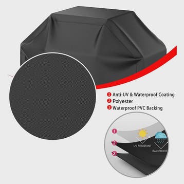 Waterdichte Grillhoes Zwart - Heavy Duty BBQ Cover voor Dive, Tuin en Terras, Verzenden, Nieuw