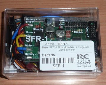 Beier SFR-1 soundmodule + rijregelaar + lichtset all in one, Hobby en Vrije tijd, Modelbouw | Radiografisch | Overige, Ophalen of Verzenden