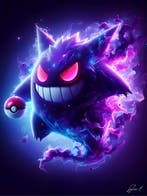 Sylar T. - Pokèmon - Gengar 40x60cm – Shadow Bloom, Nieuw