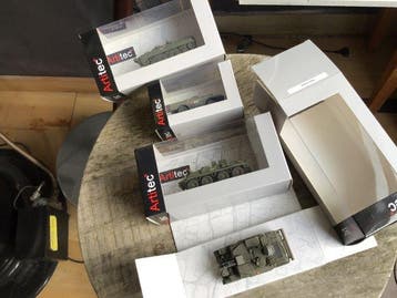 Artitec 1:87 - Model militair voertuig (4) - BTR-60; BRDM-2;, Nieuw