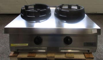 Wokbrander, fornuis, gas, B80 x D70 x H40cm, Gebruikt