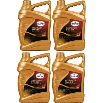 Eurol Aanbieding: 4 X Ecopower 5W20 5L, Auto diversen, Onderhoudsmiddelen, Verzenden