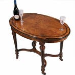 Schitterende salontafel originele hoogte met ebbenhouten bie, Ophalen of Verzenden