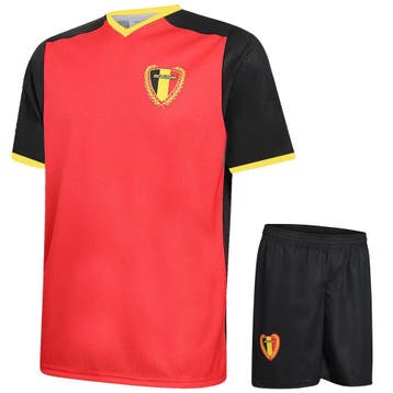 Belgie Voetbaltenue Thuis - Eigen Naam - Kind en Volwassenen, Verzenden, Nieuw