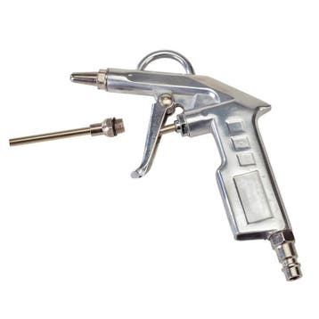 Blaaspistool aluminium met extra spuitmond / luchtpistool /, Ophalen of Verzenden, Nieuw