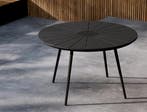 Ronde Tuintafel  Roos Zwart –  Polywood 120 cm The Outsider, Verzenden, Nieuw
