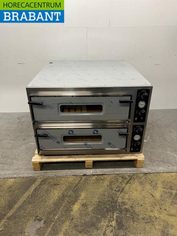 RVS Combisteel 2 x 6 Pizza’s 35 cm doorsnee 400V Horeca, Ophalen of Verzenden, Nieuw zonder verpakking