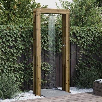 vidaXL Buitendouche 226 cm Geïmpregneerd dennenhout en, Verzenden, Nieuw