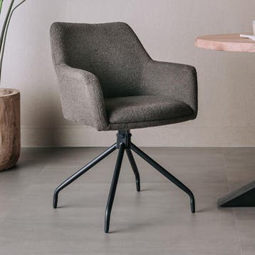 *WOONWINKEL* Tower Living Ortana Moderne Stoel Donkerbruin, Verzenden, Nieuw, Bruin
