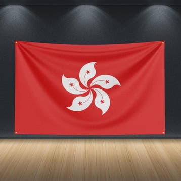 Vlag van Hong Kong 3x5FT - Decoratieve Wanddecoratie & Hange, Verzenden, Nieuw