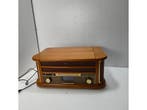 Denver MRD-51 - Retro Platenspeler - DAB+ Radio USB Opname, Audio, Tv en Foto, Platenspelers, Verzenden, Zo goed als nieuw