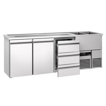 GGM Gastro | Bierkoeling PREMIUM - 2500x700mm - 2 deuren & 3, Verzenden, Nieuw in verpakking