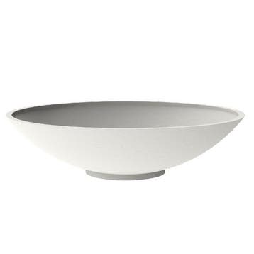 Polymeerbeton plantenbak Ø235x60cm - Met bodem (OP=OP), 100 cm of meer, Rond, Nieuw, Beton