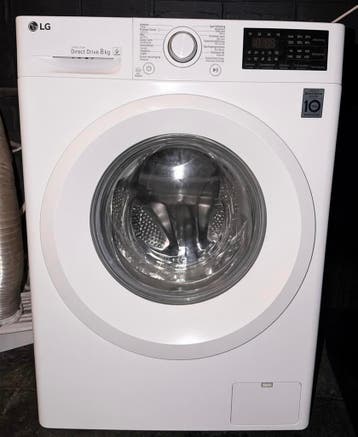 Luxe LG 8 kg wasmachine 1400 toeren werkt uitstekend, 8 tot 10 kg, Zo goed als nieuw, 1200 tot 1600 toeren, Voorlader
