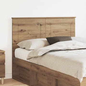 vidaXL Hoofdbord Artisan Eik Geconstrueerd hout, Verzenden, Nieuw, Bruin, Hout