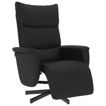 Luxe Relaxstoel Zwart | 59% Korting | B-keuze, Huis en Inrichting, Gebruikt, 75 tot 100 cm, Ophalen of Verzenden, Metaal