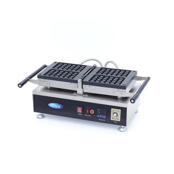 Wafelijzer | 50–300°C | RVS | Draaibaar | 1.2kW (230V) |, Verzenden, Nieuw in verpakking
