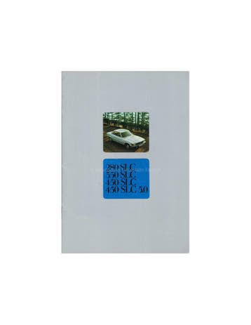 1979 MERCEDES BENZ SLC BROCHURE NEDERLANDS, Nieuw, Author
