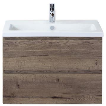 Vogue Badmeubelset 80 cm - Greeplijst in Kleur - Tabacco -, Ophalen of Verzenden, Nieuw