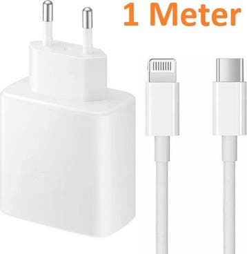 Oplader – Geschikt voor iPhone 11/12/13/14/15 & iPad –, Telecommunicatie, Mobiele telefoons | Telefoon-opladers, Ophalen of Verzenden