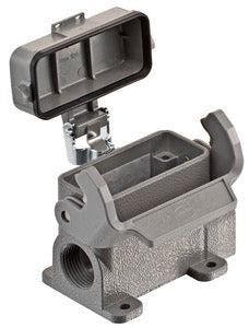 Harting 10A Oppervlakte Bevestiging Behuizing 2xM20 -, Verzenden, Nieuw, Overige typen