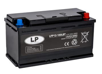 Landport (LP) SMART Lithium accu LFP V12,8-100LBT LiFePo4 12, Ophalen of Verzenden, Nieuw