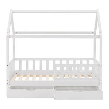 Kinderbed Marli - 80 x 160 cm - Wit - Incl. lades, Kinderen en Baby's, Kinderkamer | Bedden, Verzenden, Nieuw