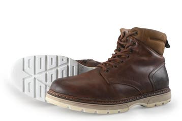 Nelson Veterboots in maat 44 Cognac, Overige kleuren, Verzenden, Boots, Zo goed als nieuw