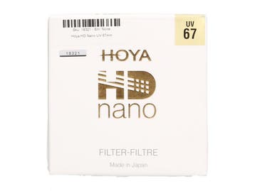 Hoya HD Nano UV 67mm - 1 jaar garantie, Audio, Tv en Foto, Fotografie | Filters, Ophalen of Verzenden, Zo goed als nieuw, Hoya