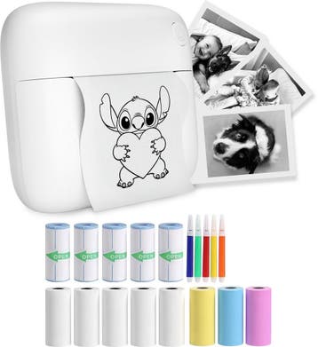 Gatson Mini Printer - 300DPI - Inclusief 14 Rollen Papier, Ophalen of Verzenden, Zo goed als nieuw, Gatson