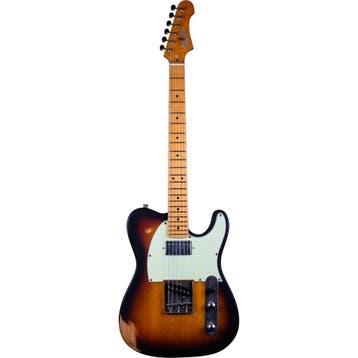 Jet JT-350 RLC SB T-Style Elektrische Gitaar Sunburst, Ophalen of Verzenden, Nieuw