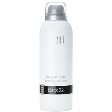 Janzen Deodorant Spray Black 22 - 150ml, Ophalen of Verzenden, Nieuw, Overige typen