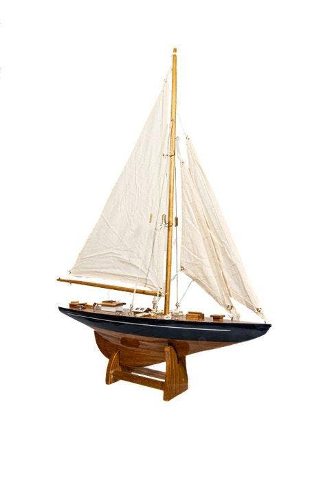 Modelschip - Karibikyacht/Segelboot  Höhe 56cm - Länge 42cm, Antiek en Kunst, Curiosa en Brocante