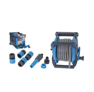 Tuinslangset met haspel | Pro Garden | 15 meter (Ø 13 mm), Verzenden, Nieuw