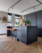 Plak pvc Hongaarse punt warm grijs |  mFLOR Parva Oak, Ophalen, Nieuw