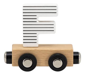 Tryco Houten Gekleurde Lettertrein - Letter F, Verzenden, Nieuw