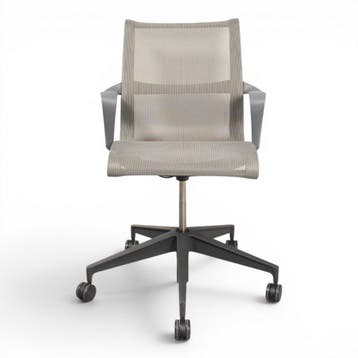 Herman Miller Setu vergaderstoel, taupe-graphite, Huis en Inrichting, Stoelen, Ophalen of Verzenden, Gebruikt, Overige kleuren