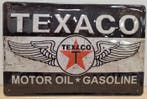 Texaco motor oil gasoline reclamebord, Ophalen of Verzenden, Nieuw