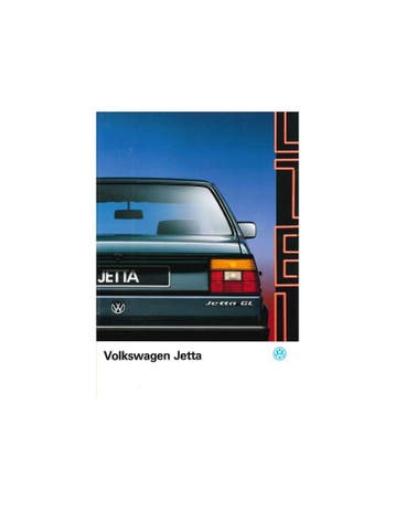 1988 VOLKSWAGEN JETTA BROCHURE NEDERLANDS, Nieuw, Volkswagen, Author
