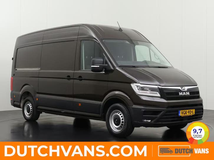MAN TGE L3H3 Bestelbus 2020 L3 H3 Elektrisch Automaat, Auto's, Automaat, MAN, Zwart, Elektrisch