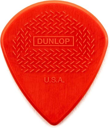 Jim Dunlop Jazz III XL Max Grip Red Nylon Plectrum 1.38 mm, Muziek en Instrumenten, Instrumenten | Toebehoren, Ophalen of Verzenden