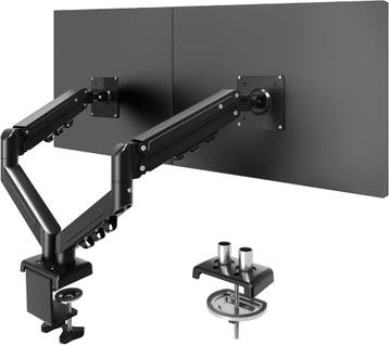 Monitor arm - 2 schermen - Draai, Kantel en Zwenkbaar - Zwar, Computers en Software, Verzenden, Zo goed als nieuw