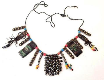 Metaal - Halsketting - Wodaabe Fulani Gris-Gris, Antiek en Kunst