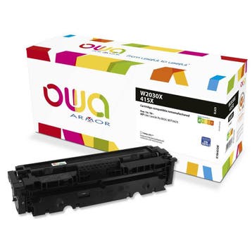 OWA HP W2030X / 415X Remanufactured Toner Zwart 7500 paginas, Ophalen of Verzenden, Nieuw, Toner, OWA Armor