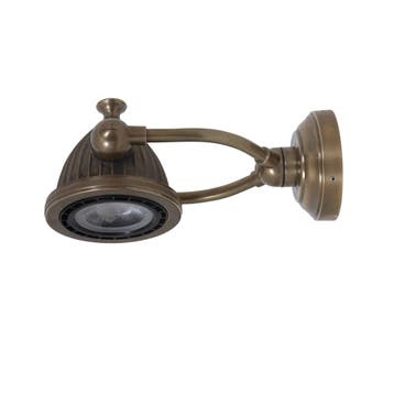 Wandlamp Benton Antiek Messing Binnenverlichting Wandlampen, Verzenden, Nieuw, Industrieel