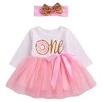 Eerste verjaardag Cakesmash set Sweet Cow 3-delig, Verzenden, Nieuw, Meisje, Jurkje of Rokje