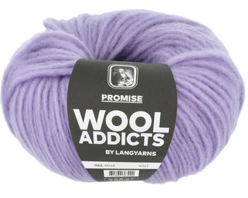 WoolAddicts Promise - 46 Lavendel - Chunky / Dik Merinowol, Hobby en Vrije tijd, Breien en Haken, Ophalen of Verzenden, Nieuw