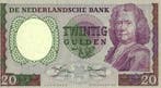 Bankbiljet 20 gulden 1955 Boerhaave Prachtig, Verzenden